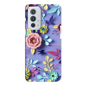 Чехлы с Цветами для OnePlus 9RT (VPrint) (Цветочный дизайн)