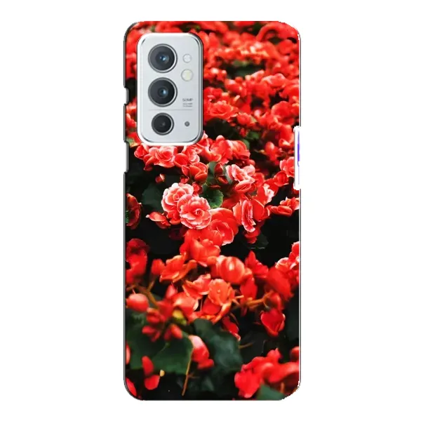 Чохол з принтом «Квіти червоні» для OnePlus 9RT Чохол з принтом «Квіти червоні» для OnePlus 9RT