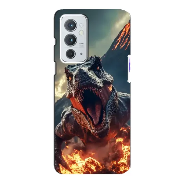 Чехол с принтом «Огненный динозавр» для OnePlus 9RT