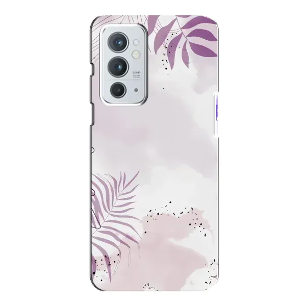 Чехол с принтом «Фиолетовые листья» для OnePlus 9RT