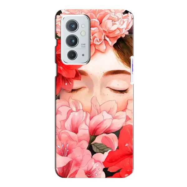 Чехол с принтом «Глаза в цветах» для OnePlus 9RT