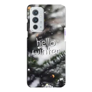 Новогодние, Праздничные Чехлы для OnePlus 9RT - 2024 год (Hello winter)