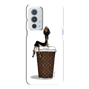 Чехлы Луи Витон для OnePlus 9RT (AlphaPrint - LOUIS VUITTON) (кофе LOUIS VUITTON)