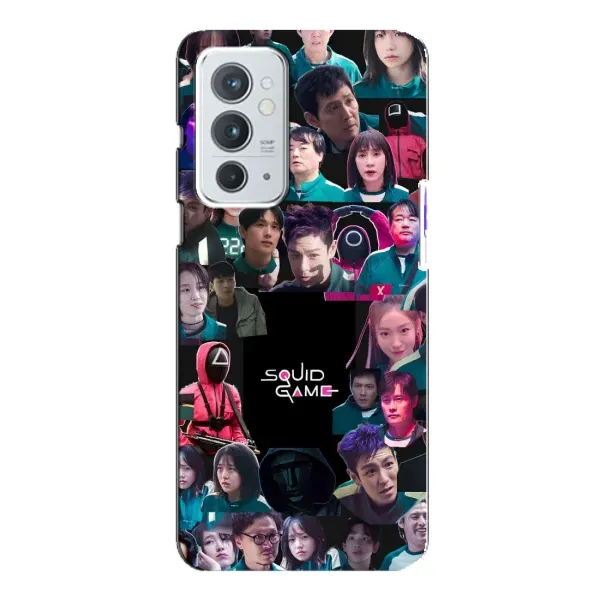 Чехол с принтом «Коллаж Игра кальмара» для OnePlus 9RT
