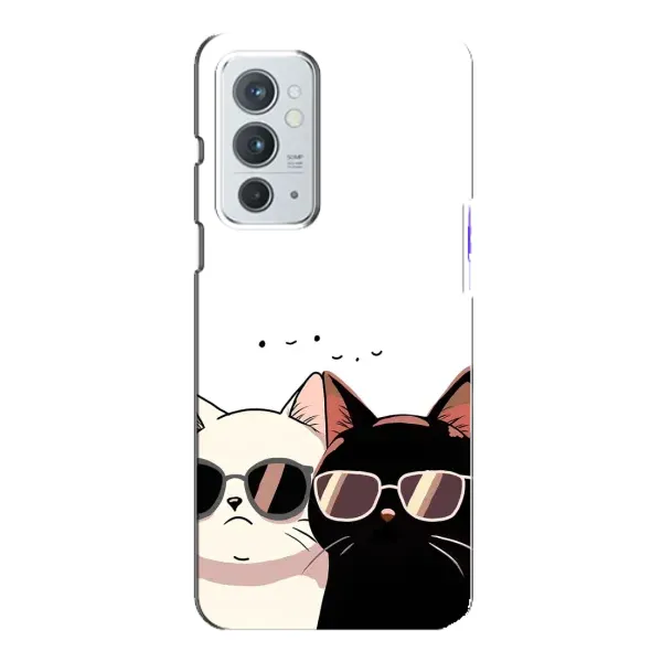Чехол с принтом «Коты в очках» для OnePlus 9RT