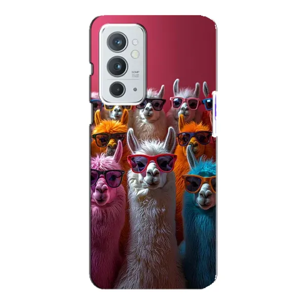 Чехол с принтом «Ламы в очках» для OnePlus 9RT