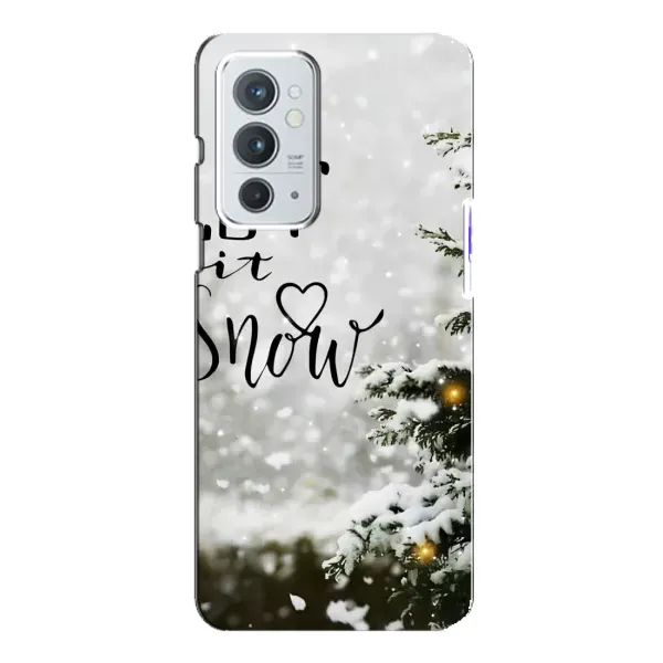 Чохол з принтом «Let it snow» для OnePlus 9RT Чохол з принтом «Let it snow» для OnePlus 9RT