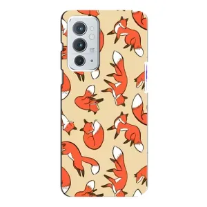 Чехлы с картинкой Лисички для OnePlus 9RT (VPrint) (Лисички)