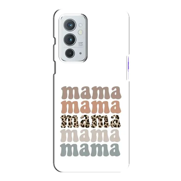 Чехол с принтом «Текстовый коллаж мама» для OnePlus 9RT Чехол с принтом «Текстовый коллаж мама» для OnePlus 9RT