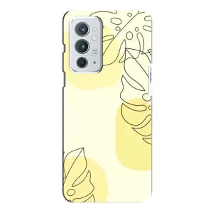 Силиконовый чехол с принтом в цветах на OnePlus 9RT