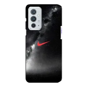 Чехол для OnePlus 9RT - с принтом Найк (AlphaPrint) (Найк красный)