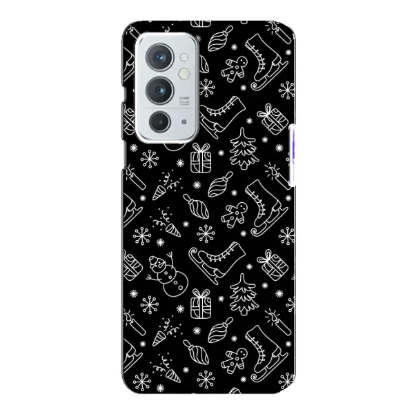 Чохол з принтом «Новорічний фон» для OnePlus 9RT Чохол з принтом «Новорічний фон» для OnePlus 9RT