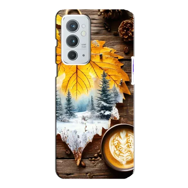 Чехол с принтом «Осенне-зимний кофе» для OnePlus 9RT