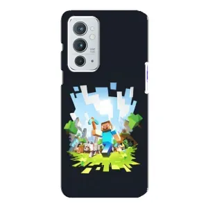 Чехол Майнкрафт на OnePlus 9RT (AlphaPrint) Minecraft (персонажи Minecraft)