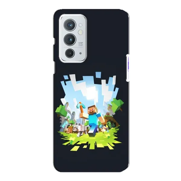 Чехол с принтом «персонажи Minecraft» для OnePlus 9RT Чехол с принтом «персонажи Minecraft» для OnePlus 9RT