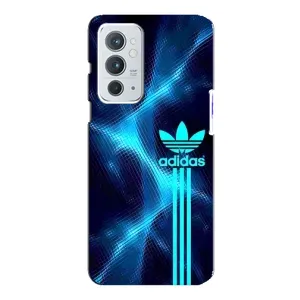 Чехлы Адидас для OnePlus 9RT (AlphaPrint) (Синий Адидас)