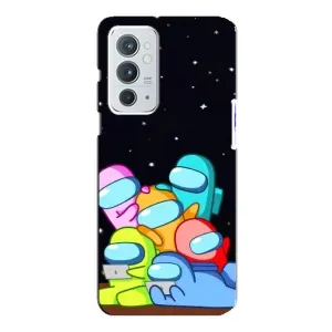 Чехол Амонг Ас для OnePlus 9RT (AlphaPrint) (Скины в космосе)