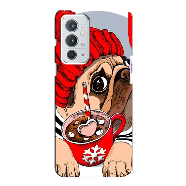 Чехол с принтом «Собачка в шапке» для OnePlus 9RT Чехол с принтом «Собачка в шапке» для OnePlus 9RT