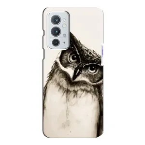 Чехол с птицами на OnePlus 9RT (VPrint) (Сова)