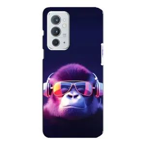 Чехол с Обезьянами OnePlus 9RT - (AlphaPrint) (Стильная обезьяна)