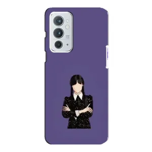 Чехлы Венсдей на OnePlus 9RT Уэнсдей (AlphaPrint) (Уэнздей в черном)