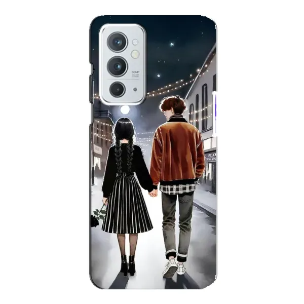 Чехол с принтом «Уэнздей и Тайлер» для OnePlus 9RT Чехол с принтом «Уэнздей и Тайлер» для OnePlus 9RT