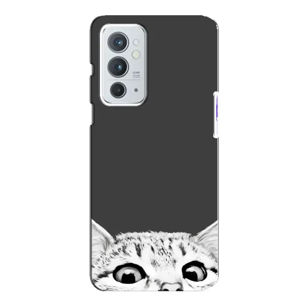 Чехол с принтом «Выглядывает кот» для OnePlus 9RT Чехол с принтом «Выглядывает кот» для OnePlus 9RT