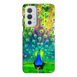 Чехол с птицами на OnePlus 9RT (VPrint) (Яркий Павлин)