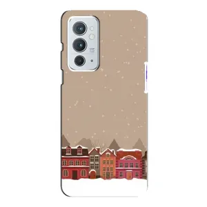 Новогодние, Праздничные Чехлы для OnePlus 9RT - 2024 год (Зимний город)