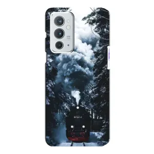 Новогодние, Праздничные Чехлы для OnePlus 9RT - 2024 год (Зимний поезд)