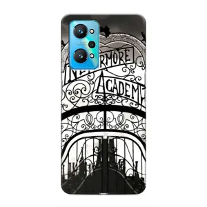 Чехол с дизайном Венздей 2 на Realme GT Neo 2 (Ворота Академии Невермор)