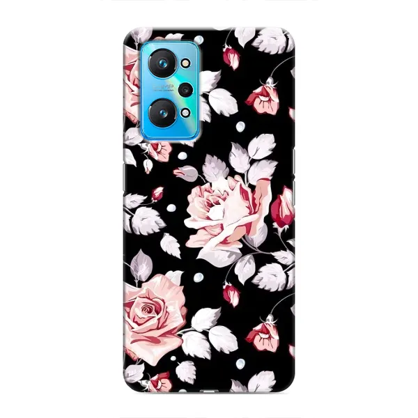 Чохол з принтом «Квіти на чорному» для Realme GT Neo 2 Чохол з принтом «Квіти на чорному» для Realme GT Neo 2