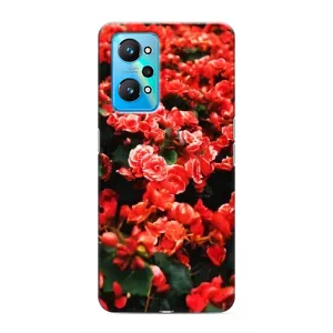 Чехлы с Цветами для Realme GT Neo 2 (VPrint) (Цветы красные)