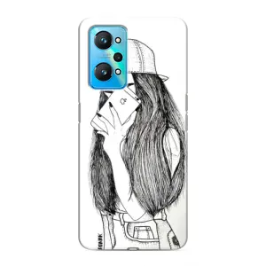 Чехол с печатью для Realme GT Neo 2 - (Мода) (AlphaPrint) (Фото девочки)