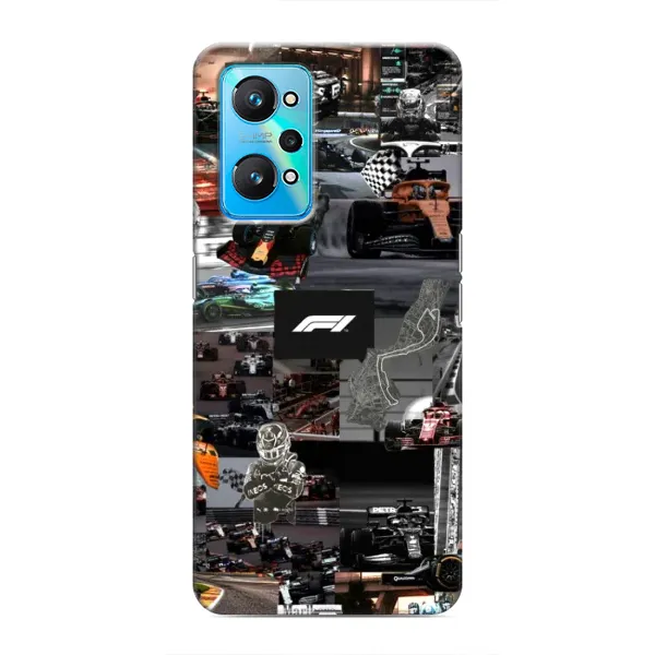 Чехол с принтом «Гоночный коллаж Ф1» для Realme GT Neo 2