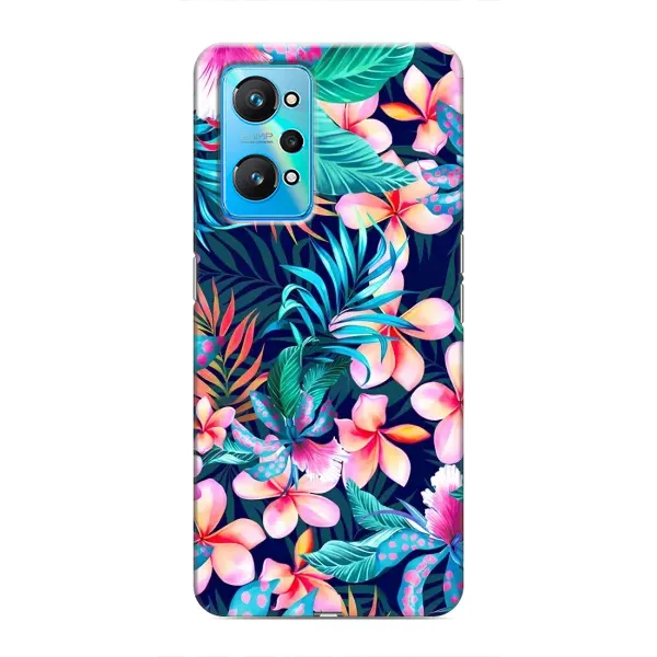 Чехол с принтом «Красочные цветы» для Realme GT Neo 2