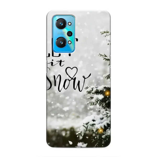 Чехол с принтом «Let it snow» для Realme GT Neo 2