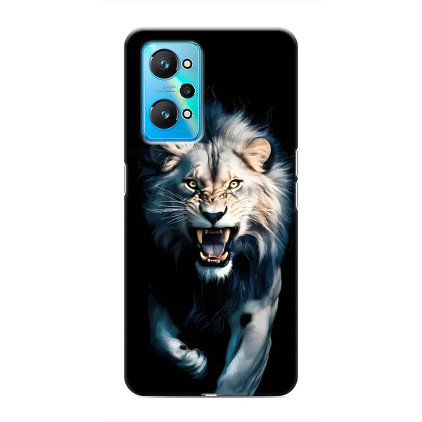 Чехол с принтом «Лев в темноте» для Realme GT Neo 2
