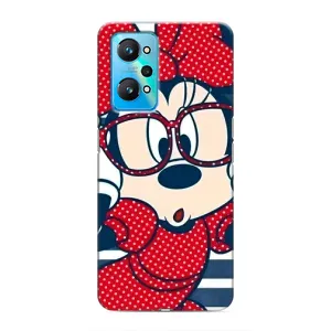Эксклюзивный чехол для Realme GT Neo 2 (AlphaPrint - Мультяшные) (Маус в очках)