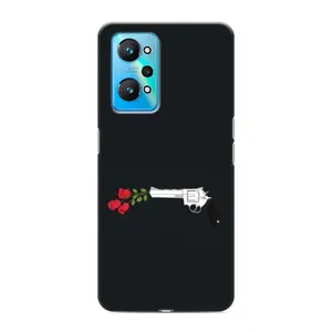 Чехлы (ART) Цветы на Realme GT Neo 2 (VPrint) (Неожиданные цветы)