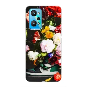 Брендновые Чехлы для Realme GT Neo 2 - (PREMIUMPrint) (Nike цветы)