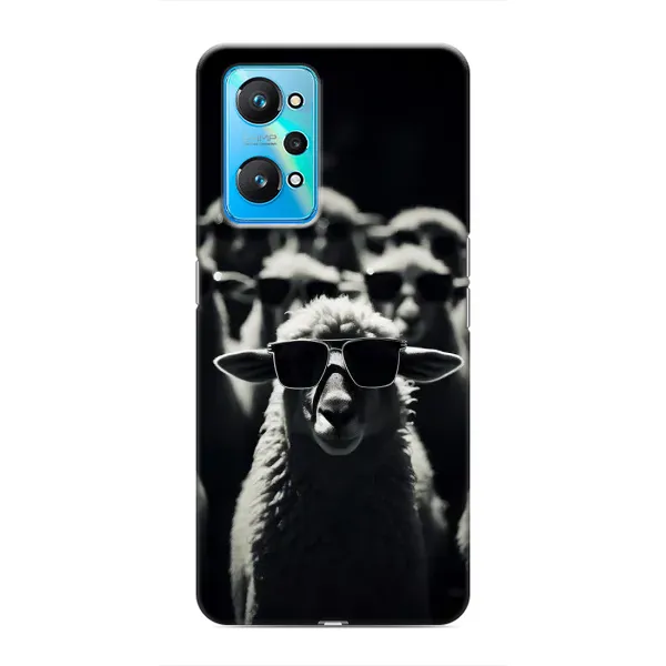 Чехол с принтом «Овечка в очках» для Realme GT Neo 2 Чехол с принтом «Овечка в очках» для Realme GT Neo 2