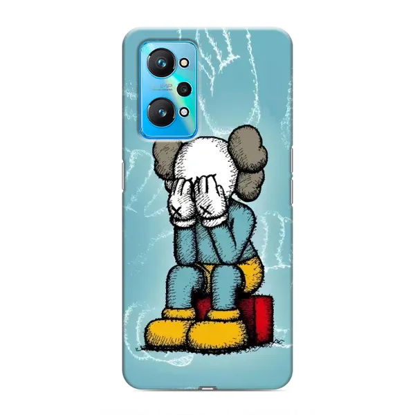 Чехол с принтом «Плач Bearbrick» для Realme GT Neo 2