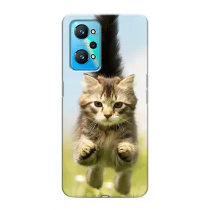 Чехлы с Котиками для Realme GT Neo 2 (VPrint) (Прыжок кота)