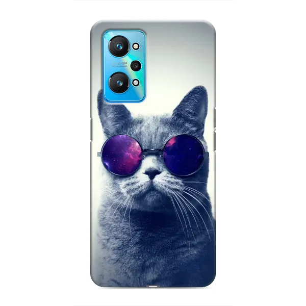 Чохол з принтом «Стильний кіт» для Realme GT Neo 2 Чохол з принтом «Стильний кіт» для Realme GT Neo 2