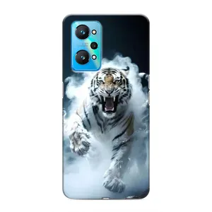 Чехол с принтом «Белый тигр в дыму» для Realme GT Neo 2