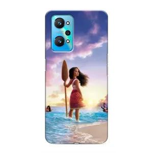 Чохол з мультфільмом Ваяна Realme GT Neo 2 (Моана з веслом)