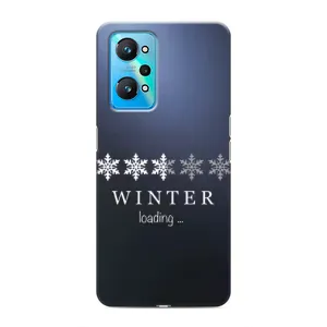 Зимние Чехлы для Реалми GT Нео 2 - прозрачный фон (Winter loading)