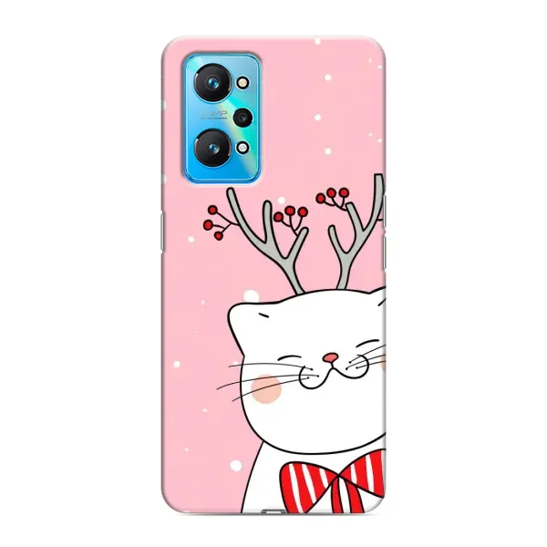 Чехол с принтом «Зимний кот» для Realme GT Neo 2