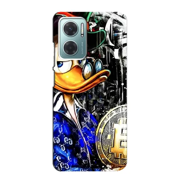 Чохол з принтом «Біткойн Скрудж» для Xiaomi Redmi Note 11E